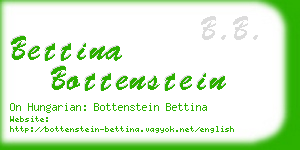 bettina bottenstein business card